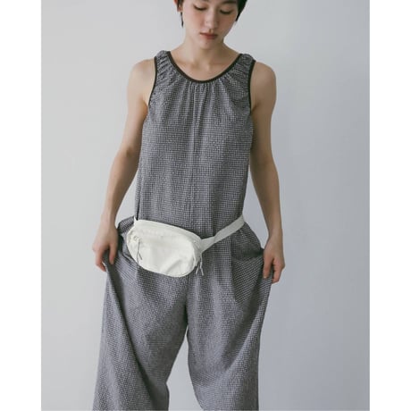 【anuke】Uneck Check Combinaison　※納期4月中旬～5月中旬