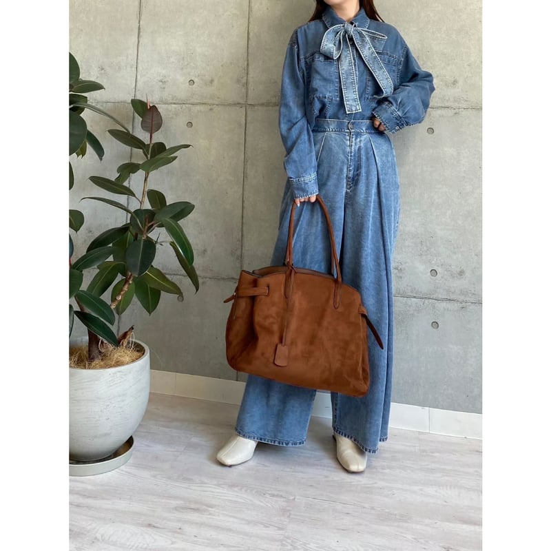ROSIEE】ボウタイ2wayテンセルデニムシャツ | selectshop kusukusu