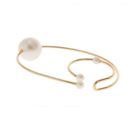 【Sea'ds Mara】Thin 2way pearl earcuff ring