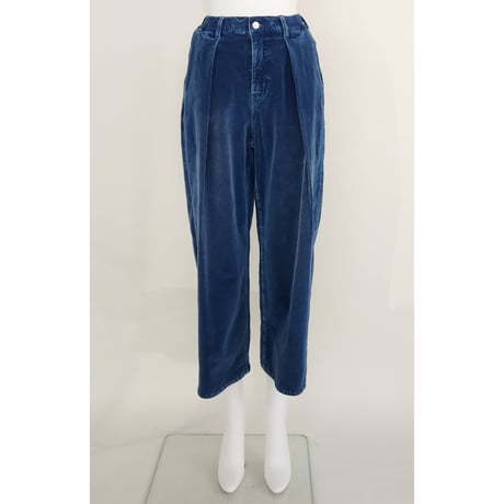 【Boutique Ordinary】Velveteen Denim Tuck Pants