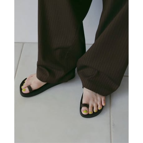 【anuke】Ecoleather Belt Sandals　※納期4月下旬～5月下旬