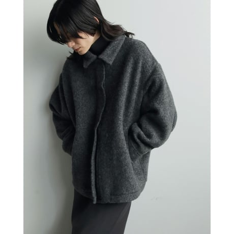 【anuke】Sliver Zip Blouzon※10月下～11月下