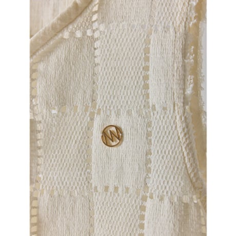 【YENN】SLEEVELESS LACE TOP