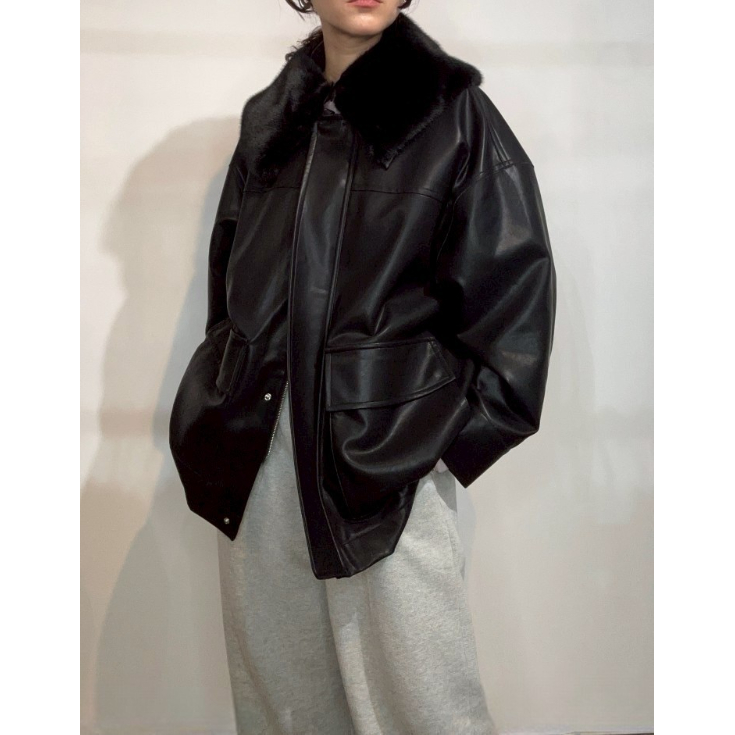 PRIORTY】フェイクレザージャケット | selectshop kusukusu