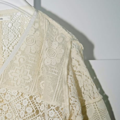 【anuke】Patchwork Lace Cardigan   ＊