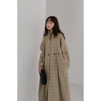 【Halla】tweed long coat※納期9中～10中