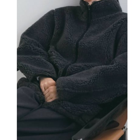 【anuke】Boa Zip Blouson