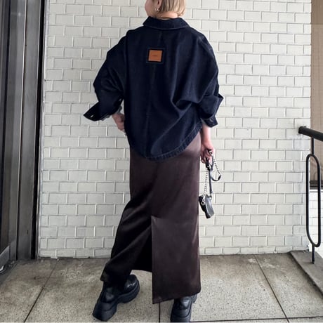 【cafune】10oz denim dolman jacket