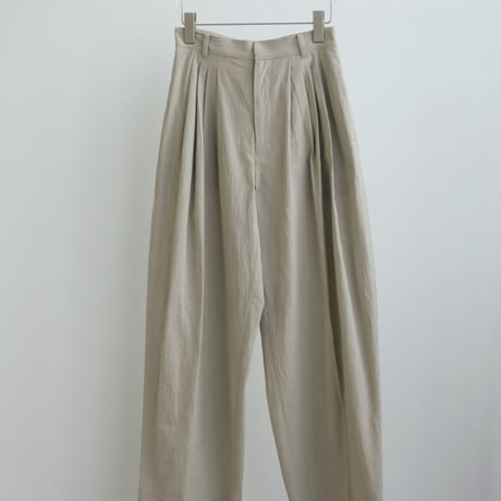 【anuke】Check Tuck Pants