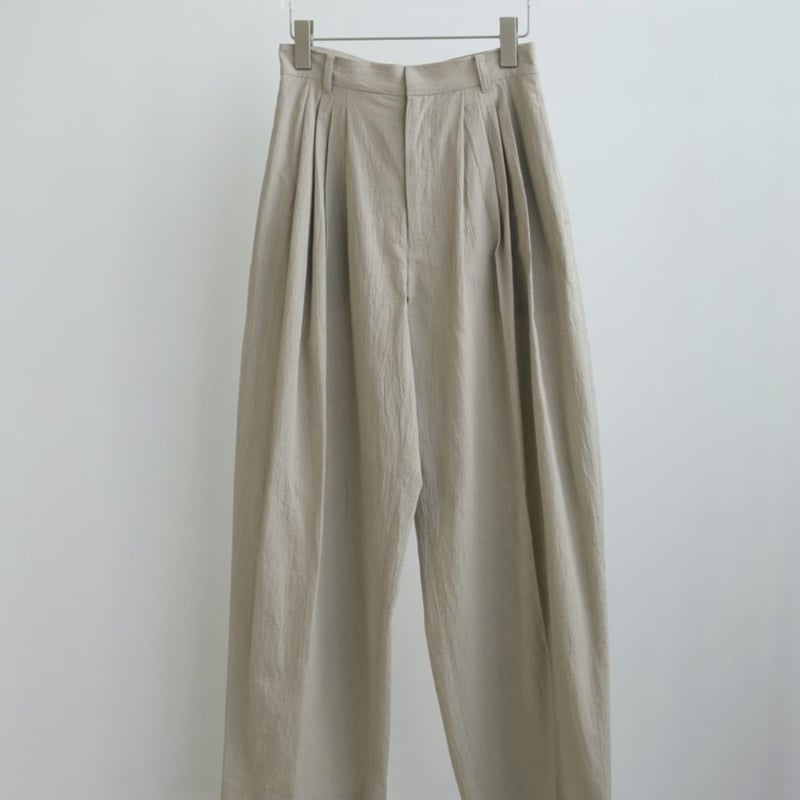【新品】anuke Check Tuck Pants anuke】Check Tuck Pants | selectshop kusukusu