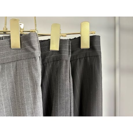 【MARGAUX VINTAGE】ピンストライプワイドパンツ
