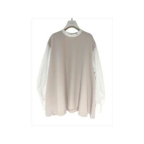 【CHIGNON】ﾎﾞﾘｭｰﾑ袖ﾊｲﾈｯｸBL　納期：12月上旬～1月上旬