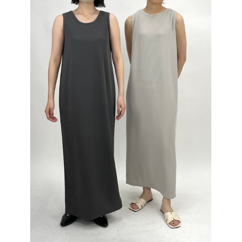 ラスト✨御予約✨【cafune】rib no sleeve onepeice | select