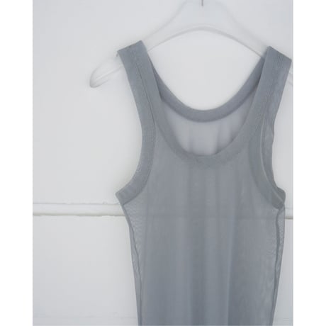 【anuke】Tulle Tank Top