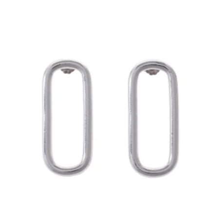 【Sea'ds Mara】 Plain rectangular earring