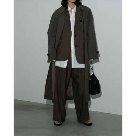 【anuke】Soutiencollar Raglan Coat　※納期2月上旬～3月上旬