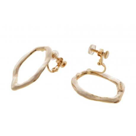 【Sea'ds mara】Deformed circle earring