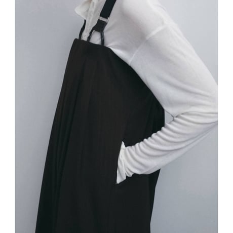 【anuke】Stripe Baretop Combinaison　※納期11月上旬～12月上旬