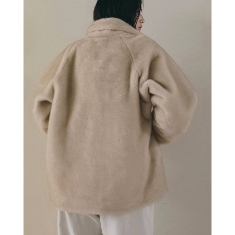 anuke】Eco Minkfur Jacket ※納期11月下旬～12月下旬 | sele
