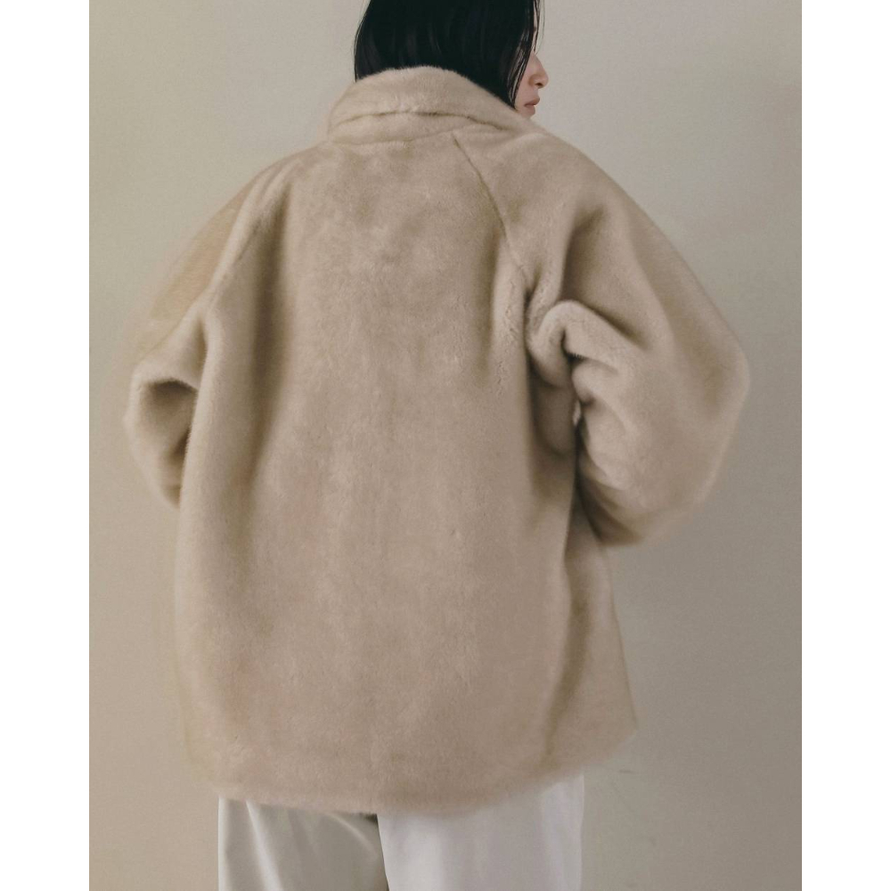 anuke / 新品・未使用 Eco Minkfur Jacket BRN 36 anuke】Eco Minkfur Jacket ※納期11月下旬～12月下旬 | sele