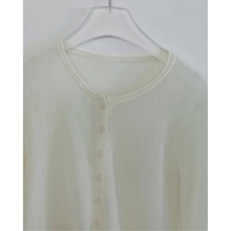 【anuke】Layered Crewneck Cardigan