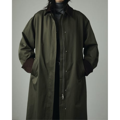 【ànuke】Twill Soutiencollar Coat