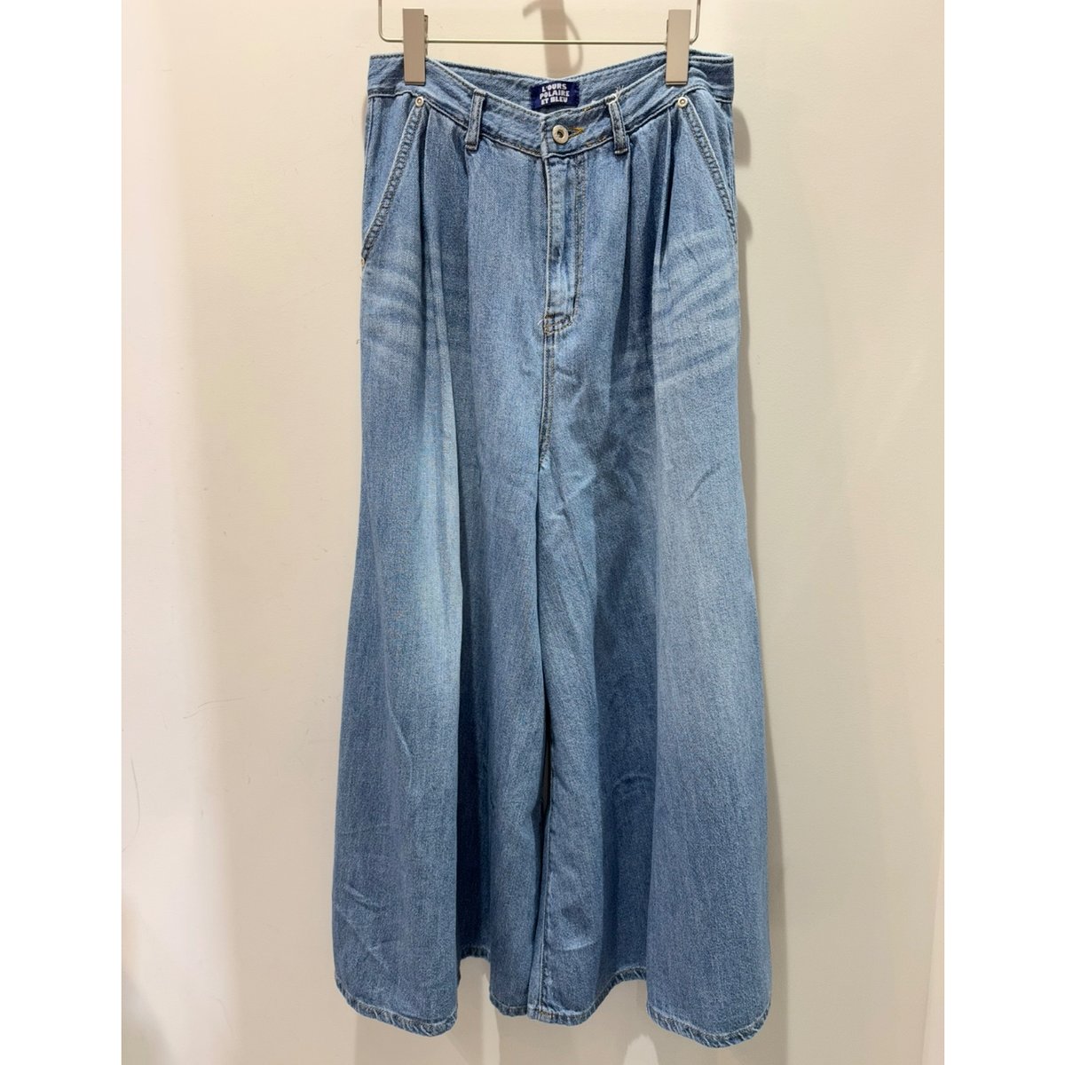 LOURS POLAIRE ET BLEU超ワイドデニムパンツ L'ours Polaire et Bleu】ガーゼワイドデニムパンツ | selectsh