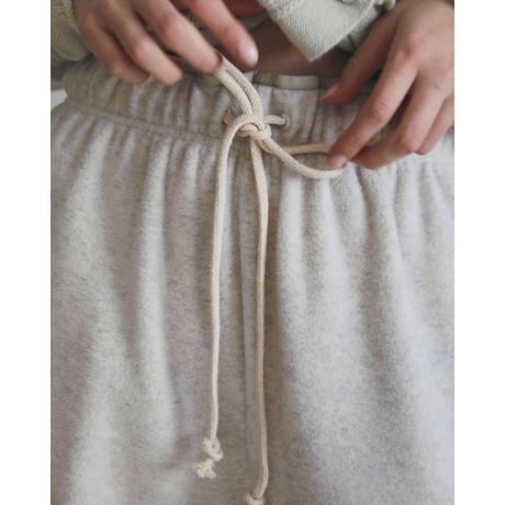 【anuke】Fleece Rough Pants　※納期9月中旬〜10月中旬