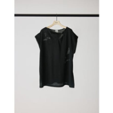 【YENN】TWIST PRINT TEE