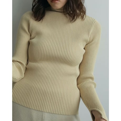 【anuke】Slit Turtle Knit※11月上～12月上