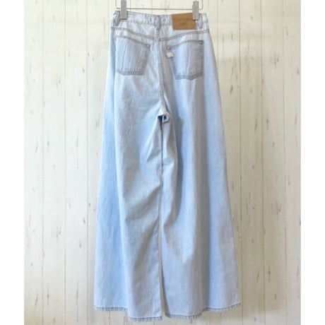 【L'ours Polaire et Bleu】タックワイドデニム