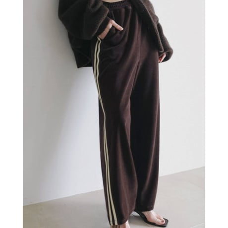 【anuke】Velour Track Pants　※納期8月下旬～9月下旬
