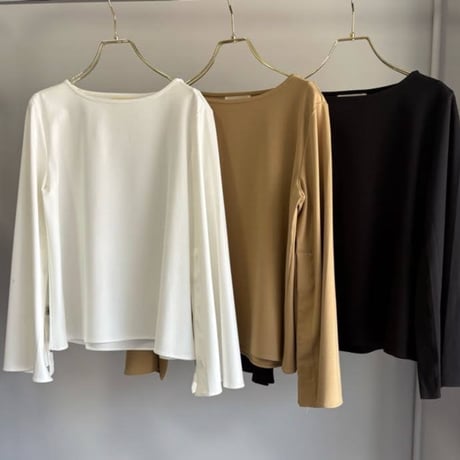 【MARGAUX VINTAGE】フレアスリーブブラウス