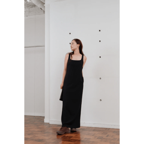 【Hella】back tie cocoon dress　※納期6月中旬〜7月中旬