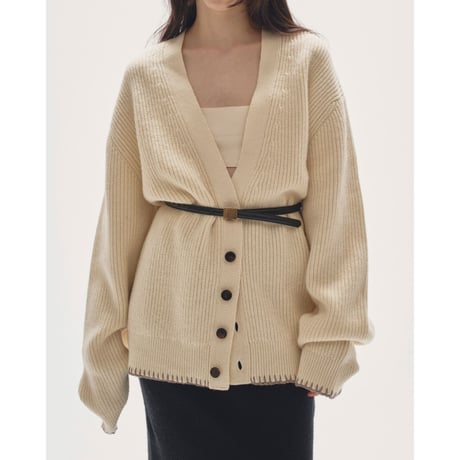 【TODAYFUL】Wool Ribknit Cardigan