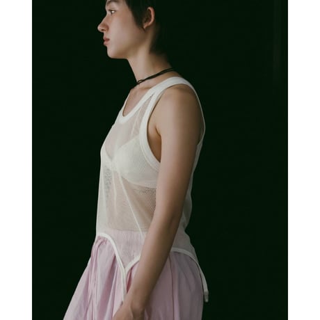 【anuke】Vintage Mesh Tanktop　※納期5月下旬～6月下旬