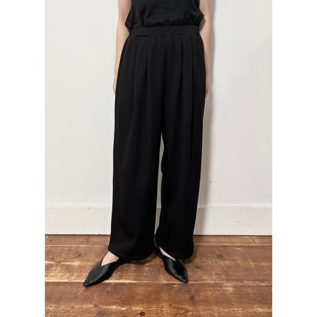 【siro de labonte】tuck easy pants　納期：11月中旬～12月中旬