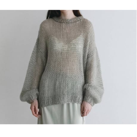 【anuke】Lowgauge Mohair Knit
