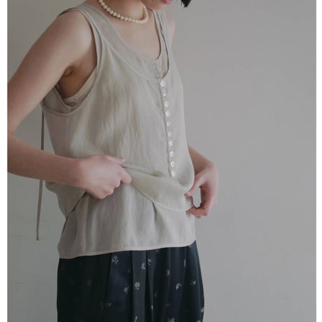 【anuke】Camisole Layered Tanktop