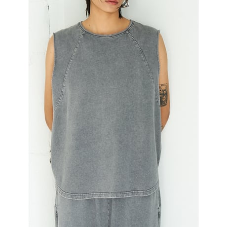 【YENN】ACID DYE SWEAT PO
