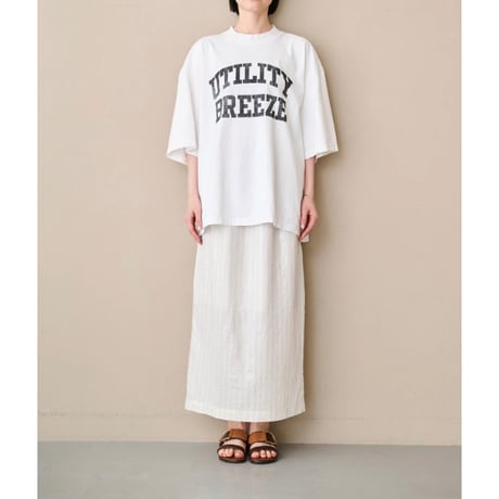 【KHA:KI】WIDE TEE -UTILITY BREEZE