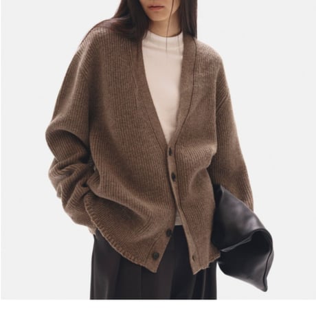 【TODAYFUL】Wool Ribknit Cardigan