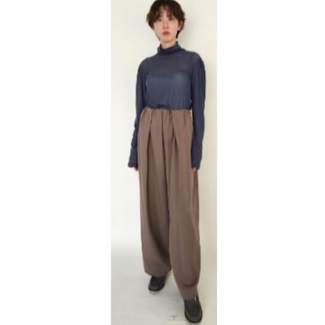 【Boutique Ordinary】Soft Curvy Tuck Pants