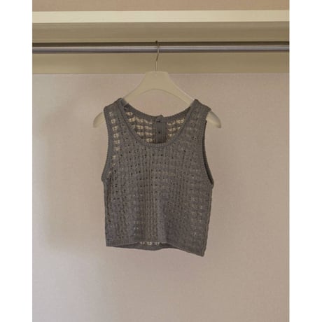 【anuke】Pattern Knit Tanktop　※納期8月上旬～9月上旬