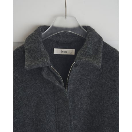 【anuke】Sliver Zip Blouzon※10月下～11月下