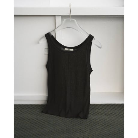 【anuke】Wool Rib Tanktop　※納期4月上旬～5月上旬