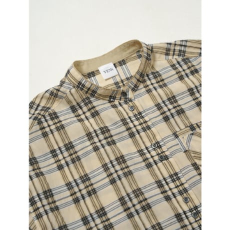 【YENN】CHECK BIG SHIRT
