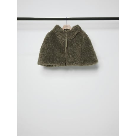 【YENN】CURL FUR CAPE　※8月下旬＝9月下旬納期