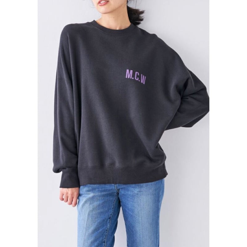 MICA×AMERICANA】別注- M.C.W ロゴスウェット16000→-