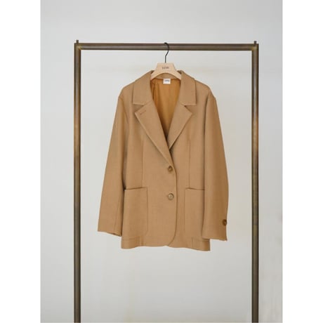 【YENN】WOOL BLEND JACKET COAT